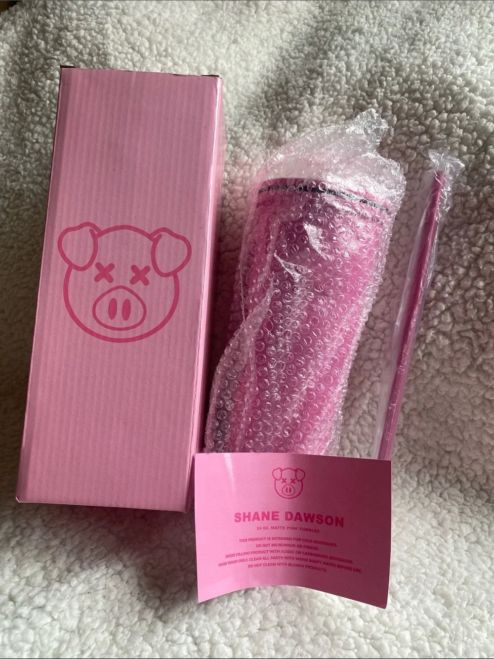 Jeffree Star Kids Pink Pig Logo Hoodie